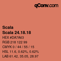 颜色代码: Scala - Scala 24.18.18 | qconv.com