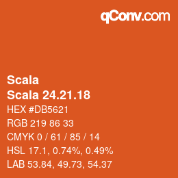 颜色代码: Scala - Scala 24.21.18 | qconv.com