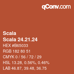 颜色代码: Scala - Scala 24.21.24 | qconv.com