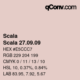 颜色代码: Scala - Scala 27.09.09 | qconv.com