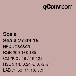 颜色代码: Scala - Scala 27.09.15 | qconv.com