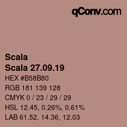 颜色代码: Scala - Scala 27.09.19 | qconv.com