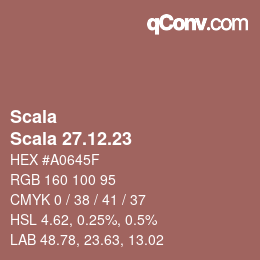 颜色代码: Scala - Scala 27.12.23 | qconv.com