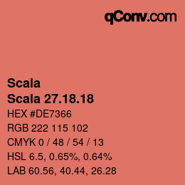 颜色代码: Scala - Scala 27.18.18 | qconv.com
