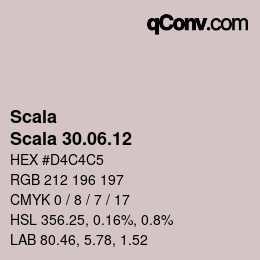 颜色代码: Scala - Scala 30.06.12 | qconv.com