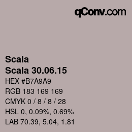 颜色代码: Scala - Scala 30.06.15 | qconv.com