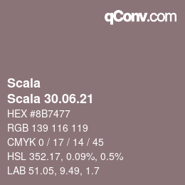 Color code: Scala - Scala 30.06.21 | qconv.com
