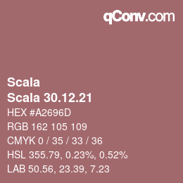 颜色代码: Scala - Scala 30.12.21 | qconv.com