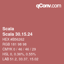 颜色代码: Scala - Scala 30.15.24 | qconv.com