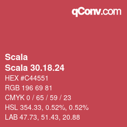 颜色代码: Scala - Scala 30.18.24 | qconv.com