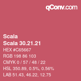 颜色代码: Scala - Scala 30.21.21 | qconv.com