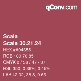 颜色代码: Scala - Scala 30.21.24 | qconv.com