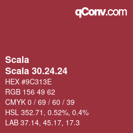 颜色代码: Scala - Scala 30.24.24 | qconv.com
