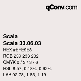颜色代码: Scala - Scala 33.06.03 | qconv.com