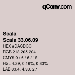 颜色代码: Scala - Scala 33.06.09 | qconv.com