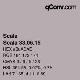 颜色代码: Scala - Scala 33.06.15 | qconv.com