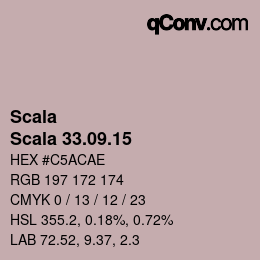 Código de color: Scala - Scala 33.09.15 | qconv.com