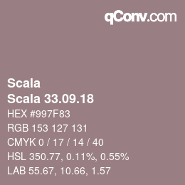 颜色代码: Scala - Scala 33.09.18 | qconv.com