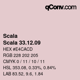 Color code: Scala - Scala 33.12.09 | qconv.com