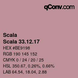 颜色代码: Scala - Scala 33.12.17 | qconv.com