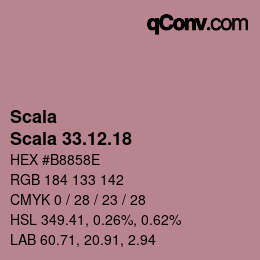 颜色代码: Scala - Scala 33.12.18 | qconv.com
