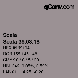 颜色代码: Scala - Scala 36.03.18 | qconv.com