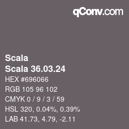 Farbcode: Scala - Scala 36.03.24 | qconv.com