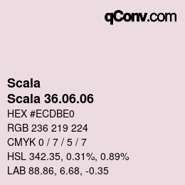 颜色代码: Scala - Scala 36.06.06 | qconv.com