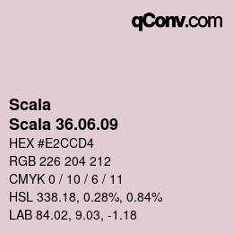 颜色代码: Scala - Scala 36.06.09 | qconv.com