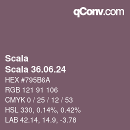 Farbcode: Scala - Scala 36.06.24 | qconv.com