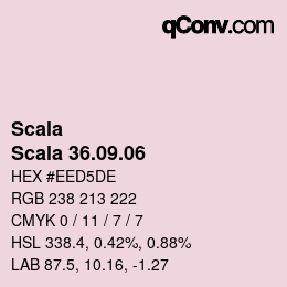 颜色代码: Scala - Scala 36.09.06 | qconv.com