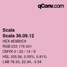 颜色代码: Scala - Scala 36.09.12 | qconv.com