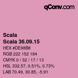 颜色代码: Scala - Scala 36.09.15 | qconv.com