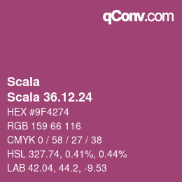 Color code: Scala - Scala 36.12.24 | qconv.com