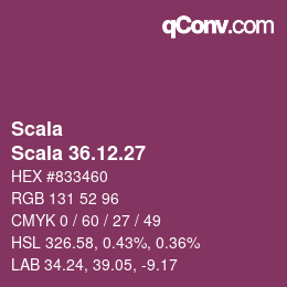Farbcode: Scala - Scala 36.12.27 | qconv.com