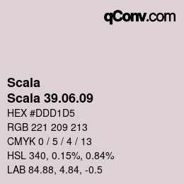 Color code: Scala - Scala 39.06.09 | qconv.com