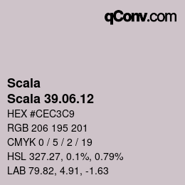 颜色代码: Scala - Scala 39.06.12 | qconv.com