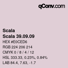 颜色代码: Scala - Scala 39.09.09 | qconv.com