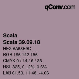 颜色代码: Scala - Scala 39.09.18 | qconv.com