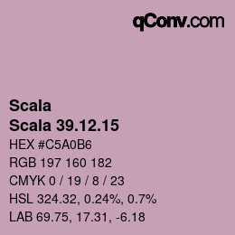 颜色代码: Scala - Scala 39.12.15 | qconv.com