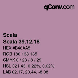 颜色代码: Scala - Scala 39.12.18 | qconv.com