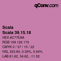 カラーコード: Scala - Scala 39.15.18 | qconv.com