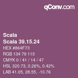 颜色代码: Scala - Scala 39.15.24 | qconv.com