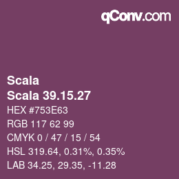 颜色代码: Scala - Scala 39.15.27 | qconv.com