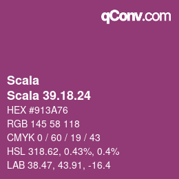 颜色代码: Scala - Scala 39.18.24 | qconv.com