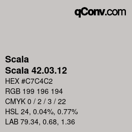 颜色代码: Scala - Scala 42.03.12 | qconv.com