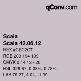 颜色代码: Scala - Scala 42.06.12 | qconv.com