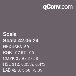 颜色代码: Scala - Scala 42.06.24 | qconv.com