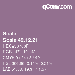 颜色代码: Scala - Scala 42.12.21 | qconv.com