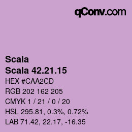 颜色代码: Scala - Scala 42.21.15 | qconv.com